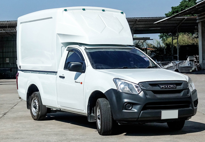 Dry Cargo | Dry Freight | Fiberglass Canopy — Cargo 2000 | Half Body | Isuzu D-Max | Spark