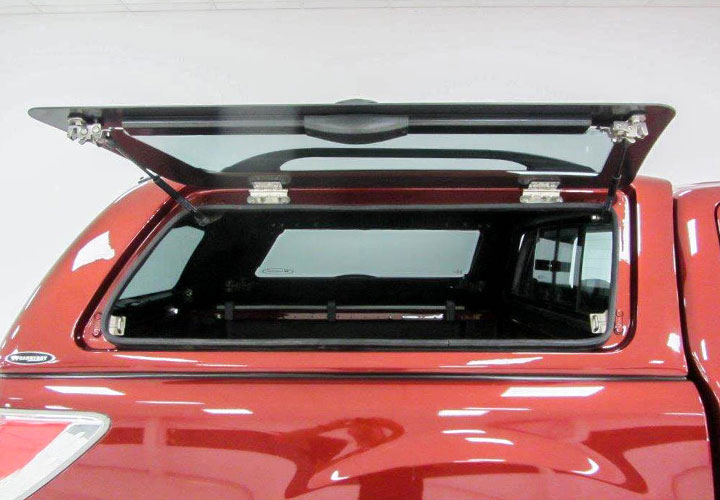 Fiberglass Canopy — Side Open Up | Double Cab
