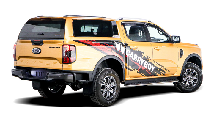 Fiberglass Canopy — ZX | Double Cab | Ford Ranger